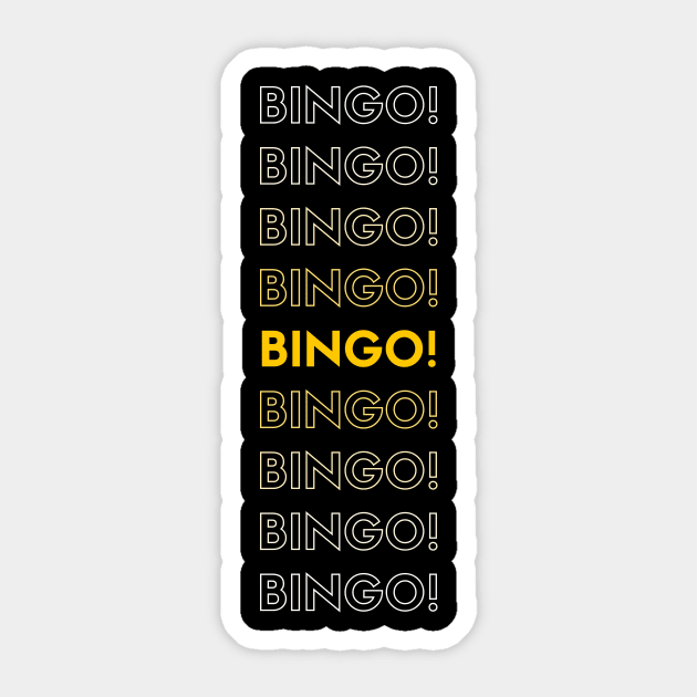 Bingo! Sticker by GMAT